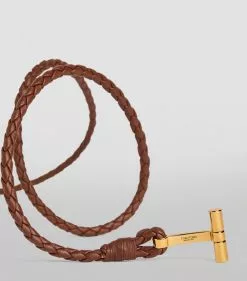 TOM FORD Braided Leather Bracelet TAG Bracelets -TOM FORD Shop tom ford braided leather bracelet 16482323 31918310 1000