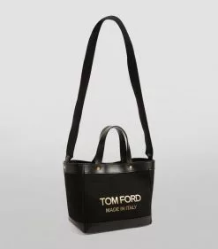 TOM FORD Canvas T Screw Tote Bag C9203 Tote Bags -TOM FORD Shop tom ford canvas t screw tote bag 17292634 35344568 1000