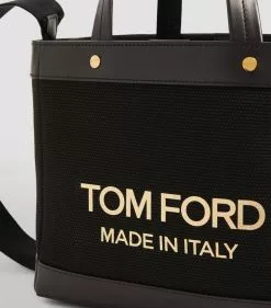 TOM FORD Canvas T Screw Tote Bag C9203 Tote Bags -TOM FORD Shop tom ford canvas t screw tote bag 17292634 35344588 1000