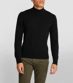TOM FORD Cashmere Rollneck Sweater 001 BLK SLD Jumpers -TOM FORD Shop tom ford cashmere rollneck sweater 17201310 34801712 1000
