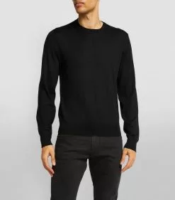 TOM FORD Cashmere-Silk Sweater 001 BLK SLD Jumpers -TOM FORD Shop tom ford cashmere silk sweater 17531589 37196034 1000