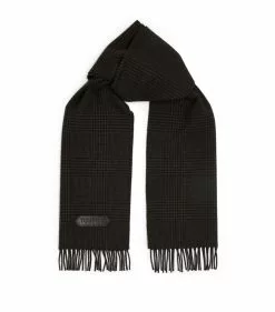 TOM FORD Cashmere-Wool Scarf 306 DK GRN CK Scarves