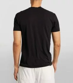 TOM FORD Classic T-Shirt 001 BLK SLD Printed T-Shirts -TOM FORD Shop tom ford classic t shirt 16904285 33532986 1000