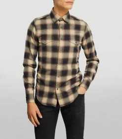 TOM FORD Cotton Check Shirt 266 MD BGE CK Casual Shirts 8 TOM FORD Cotton Check Shirt 266 MD BGE CK Casual Shirts -TOM FORD Shop tom ford cotton check shirt 17532618 37269298 1000