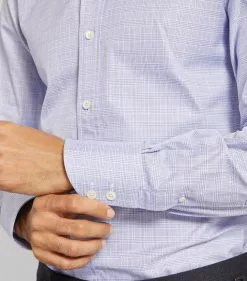 TOM FORD Cotton Check Slim-Fit Shirt 426 MD BLU CK Formal Shirts -TOM FORD Shop tom ford cotton check slim fit shirt 17532607 36807489 1000