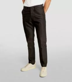 TOM FORD Cotton Chinos 202 DK BRW SLD 8 TOM FORD Cotton Chinos 202 DK BRW SLD -TOM FORD Shop tom ford cotton chinos 17532633 37068795 1000