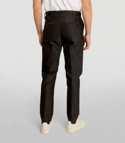 TOM FORD Cotton Chinos 202 DK BRW SLD 9 TOM FORD Cotton Chinos 202 DK BRW SLD -TOM FORD Shop tom ford cotton chinos 17532633 37069812 1000