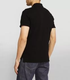 TOM FORD Cotton Piqué Polo Shirt 002 BLK Polo Shirts -TOM FORD Shop tom ford cotton pique polo shirt 17530958 36981486 1000