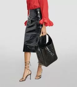 TOM FORD Croc-Embossed Shoulder Bag u9000 Shoulder Bags -TOM FORD Shop tom ford croc embossed shoulder bag 17288009 35319313 1000