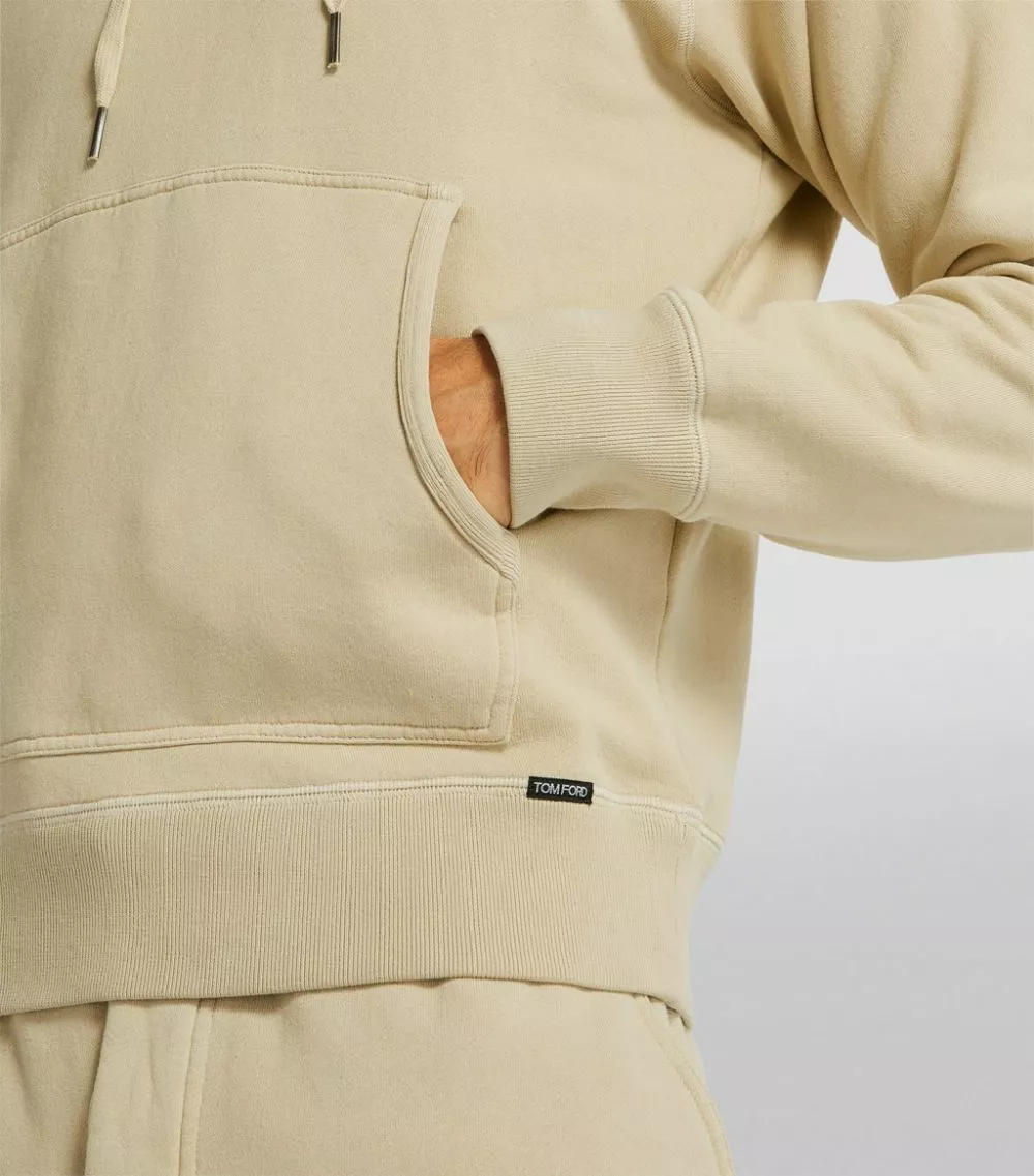 TOM FORD Garment-Dyed Hoodie 272 LT BGE SLD Hoodies 6 TOM FORD Garment-Dyed Hoodie 272 LT BGE SLD Hoodies - Image 6