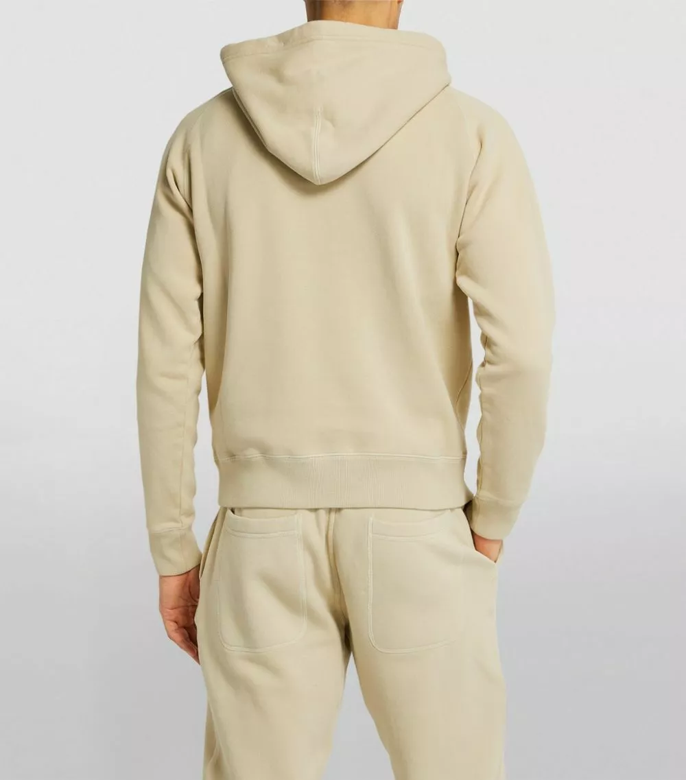 TOM FORD Garment-Dyed Hoodie 272 LT BGE SLD Hoodies 4 TOM FORD Garment-Dyed Hoodie 272 LT BGE SLD Hoodies - Image 4