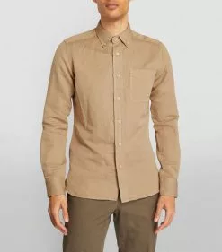TOM FORD Garment-Dyed Shirt 262 MD BGE SLD Casual Shirts 8 TOM FORD Garment-Dyed Shirt 262 MD BGE SLD Casual Shirts -TOM FORD Shop tom ford garment dyed shirt 17532621 37542267 1000