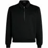 TOM FORD Half-Zip Polo Shirt 001 BLK SLD Polo Shirts