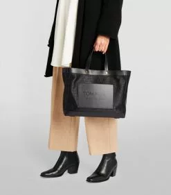 TOM FORD Large T Screw Tote Bag U9000 Shoulder Bags -TOM FORD Shop tom ford large t screw tote bag 17782372 37350457 1000