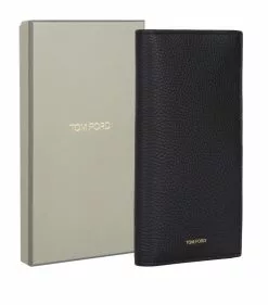 TOM FORD Leather Bifold Wallet BLK BLK Wallets -TOM FORD Shop tom ford leather bifold wallet 14999718 25413040 1000