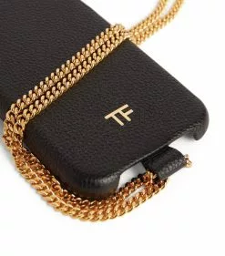 TOM FORD Leather Chain Phone Case U9000 Mobile Phone Accessories -TOM FORD Shop tom ford leather chain phone case 17550686 36311547 1000