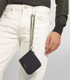 TOM FORD Leather Chain Wallet DNVNAVY Wallets -TOM FORD Shop tom ford leather chain wallet 15263410 33431155 1000