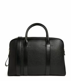 TOM FORD Leather Holdall Bag BLK Holdalls