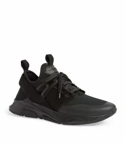 TOM FORD Leather Jago Sneakers U9001BLACK Low-Top Sneakers