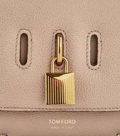 TOM FORD Leather Padlock Saddle Bag U8006 Crossbody Bags -TOM FORD Shop tom ford leather padlock saddle bag 17497423 36157251 1000
