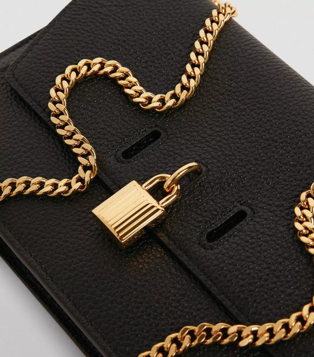 TOM FORD Leather Padlock Shoulder Bag u9000 Shoulder Bags 6 TOM FORD Leather Padlock Shoulder Bag u9000 Shoulder Bags - Image 6