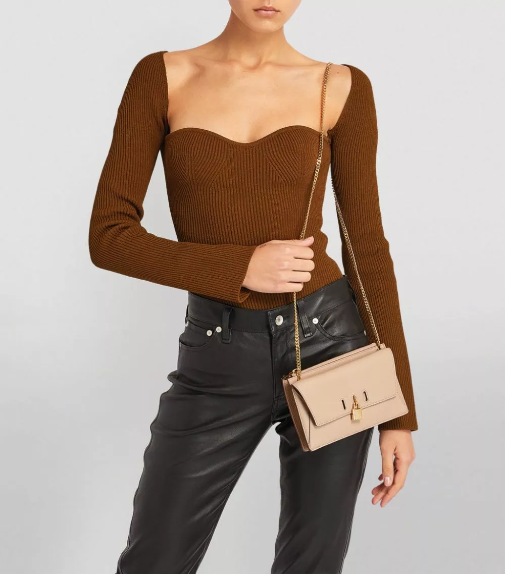 TOM FORD Leather Padlock Shoulder Bag U8006 Mini Bags 2 TOM FORD Leather Padlock Shoulder Bag U8006 Mini Bags - Image 2