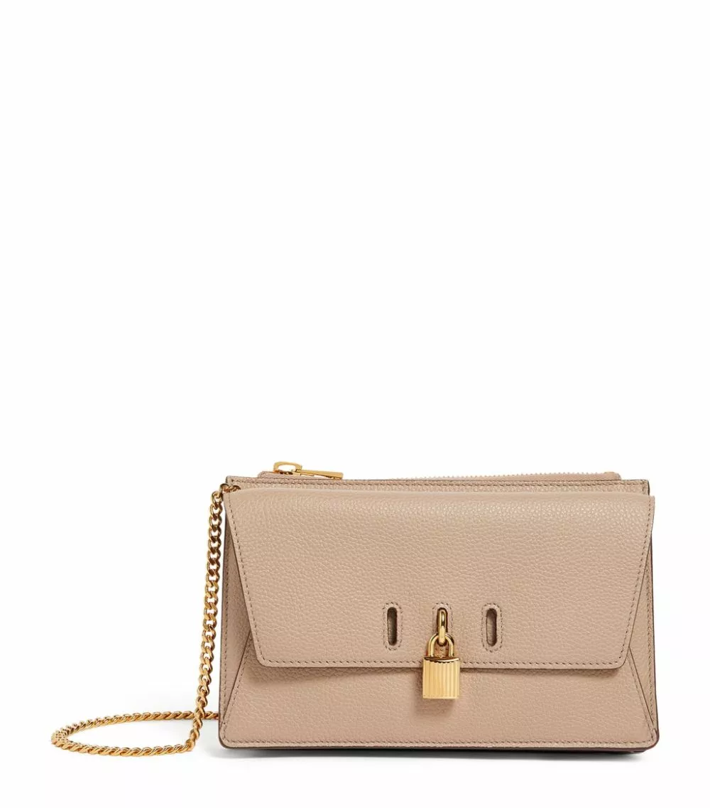 TOM FORD Leather Padlock Shoulder Bag U8006 Mini Bags 1 TOM FORD Leather Padlock Shoulder Bag U8006 Mini Bags
