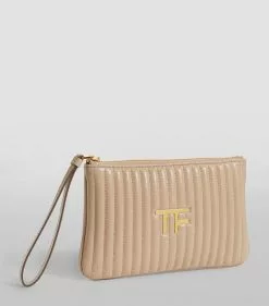 TOM FORD Leather Quilted Wrist Pouch U8006 Pouches 10 TOM FORD Leather Quilted Wrist Pouch U8006 Pouches -TOM FORD Shop tom ford leather quilted wrist pouch 16454911 31894617 1000