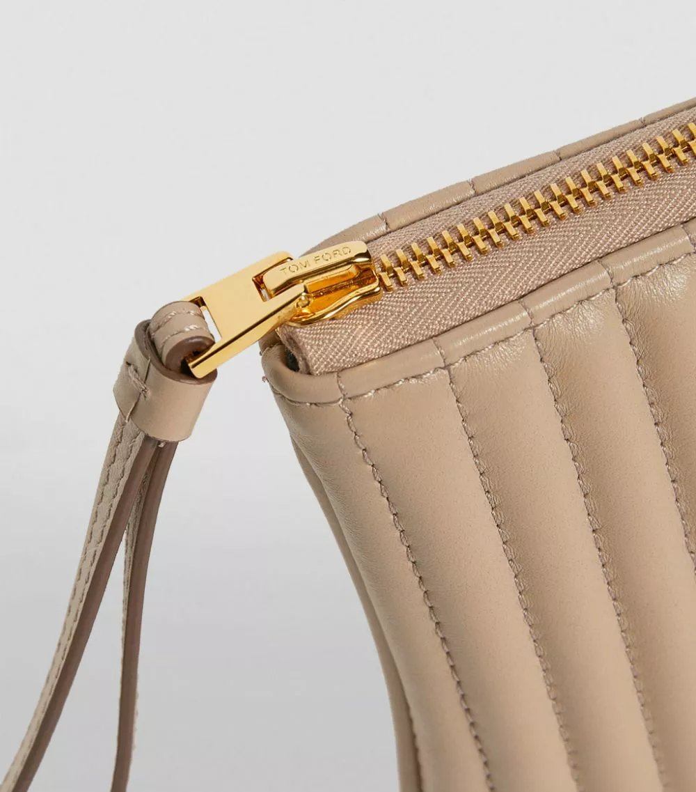 TOM FORD Leather Quilted Wrist Pouch U8006 Pouches 8 TOM FORD Leather Quilted Wrist Pouch U8006 Pouches - Image 8