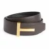 TOM FORD Leather Reversible Belt C7906BLKBRWN Belts