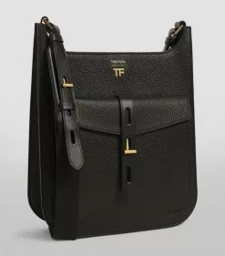 TOM FORD Leather T-Twist Hobo Shoulder Bag u9000 Shoulder Bags -TOM FORD Shop tom ford leather t twist hobo shoulder bag 16454883 31890676 1000