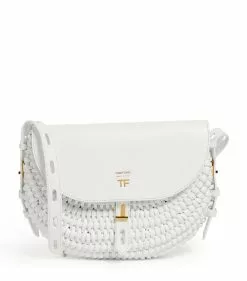 TOM FORD Leather Woven Shoulder Bag u1000 Shoulder Bags