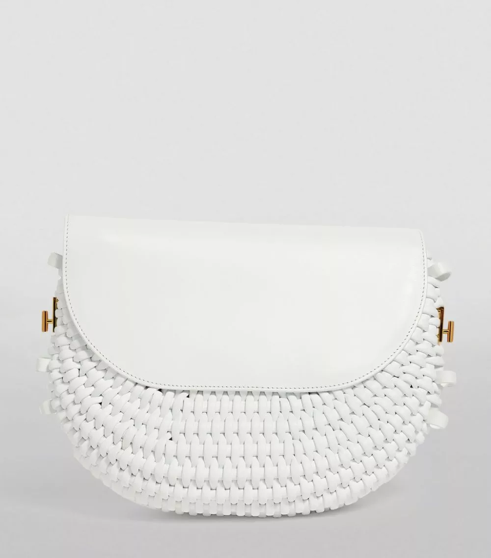 TOM FORD Leather Woven Shoulder Bag u1000 Shoulder Bags 4 TOM FORD Leather Woven Shoulder Bag u1000 Shoulder Bags - Image 4