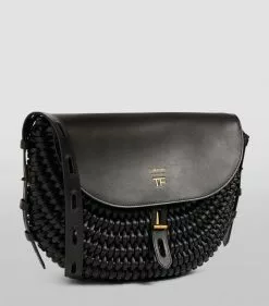 TOM FORD Leather Woven Shoulder Bag u9000 Shoulder Bags -TOM FORD Shop tom ford leather woven shoulder bag 16909493 33552212 1000