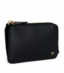 TOM FORD Leather Zip Wallet U9000BLACK Wallets -TOM FORD Shop tom ford leather zip wallet 15048371 25948320 1000