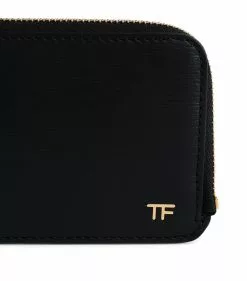 TOM FORD Leather Zip Wallet U9000BLACK Wallets -TOM FORD Shop tom ford leather zip wallet 15048371 25948327 1000