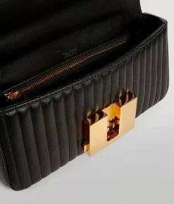 TOM FORD Medium 001 Matelassé Leather Shoulder Bag u9000 Top Handle Bags -TOM FORD Shop tom ford medium 001 matelasse leather shoulder bag 16455493 31894409 1000