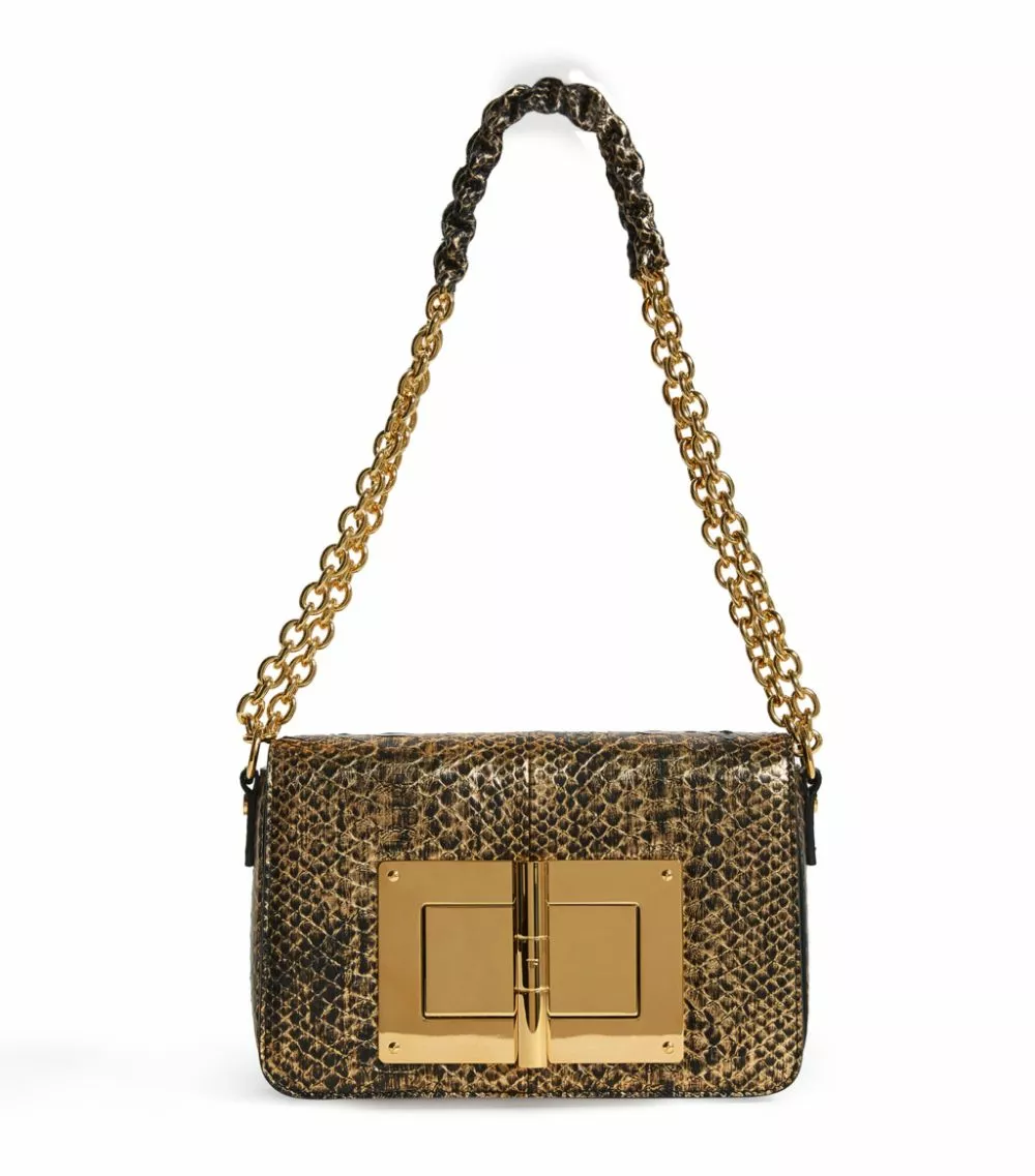 TOM FORD Medium Python Natalia Shoulder Bag AGO Top Handle Bags 1 TOM FORD Medium Python Natalia Shoulder Bag AGO Top Handle Bags