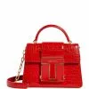 TOM FORD Mini Croc-Embossed Leather 001 Top-Handle Bag U3106 Top Handle Bags