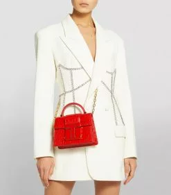 TOM FORD Mini Croc-Embossed Leather 001 Top-Handle Bag U3106 Top Handle Bags -TOM FORD Shop tom ford mini croc embossed leather 001 top handle bag 16792202 33096852 1000