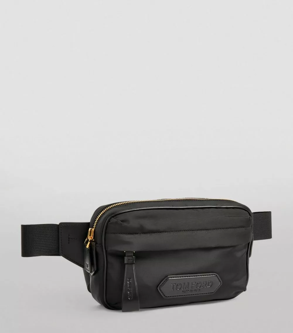 TOM FORD Nylon Belt Bag U9000 BLACK Backpacks 3 TOM FORD Nylon Belt Bag U9000 BLACK Backpacks - Image 3
