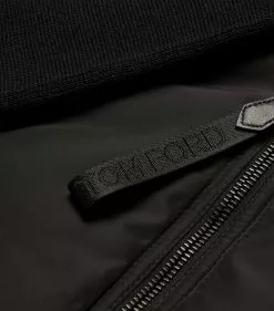 TOM FORD Panelled Hooded Bomber Jacket K09 BLK SLD Bomber Jackets -TOM FORD Shop tom ford panelled hooded bomber jacket 16405352 31502126 1000