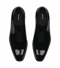 TOM FORD Patent Eve Oxford Brogues NER BLK Smart Shoes -TOM FORD Shop tom ford patent eve oxford brogues 15422756 27174394 1000