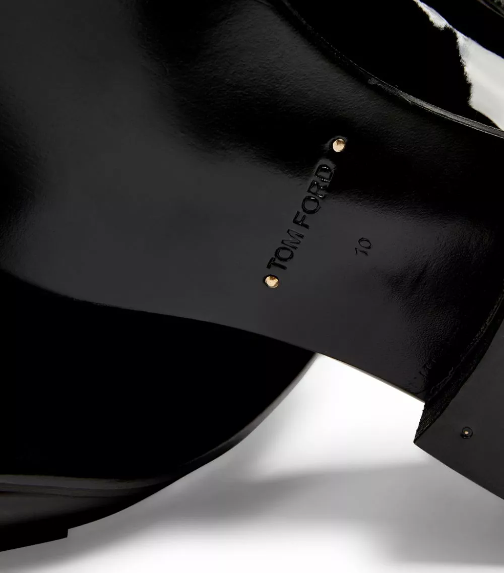 TOM FORD Patent Leather Loafers GOLD 9 TOM FORD Patent Leather Loafers GOLD - Image 9