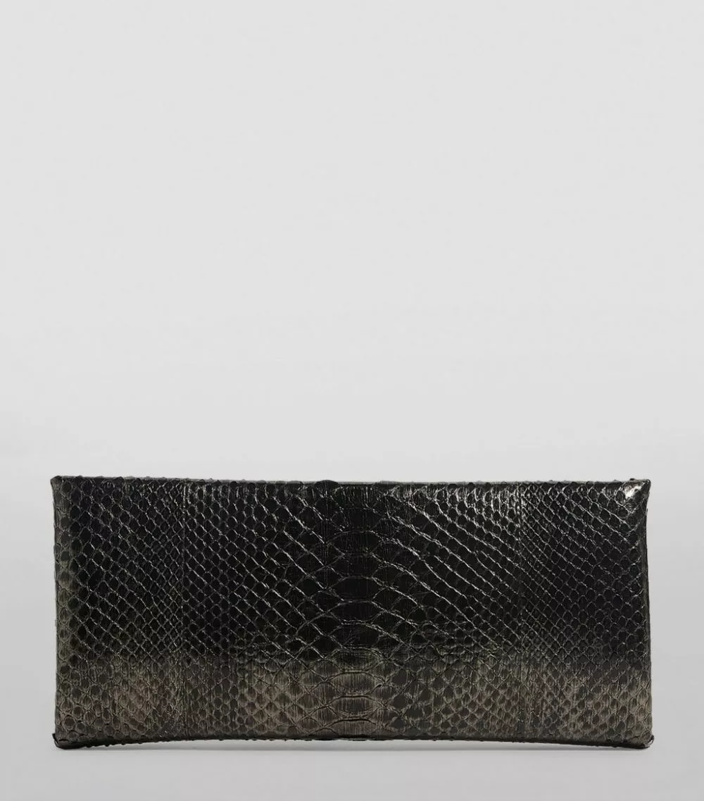 TOM FORD Python Ava Clutch Bag U8003 Clutch Bags 4 TOM FORD Python Ava Clutch Bag U8003 Clutch Bags - Image 4