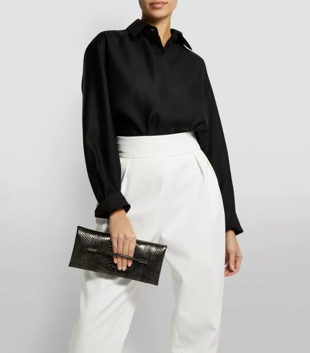 TOM FORD Python Ava Clutch Bag U8003 Clutch Bags 2 TOM FORD Python Ava Clutch Bag U8003 Clutch Bags - Image 2