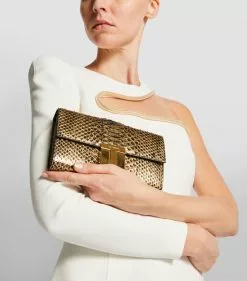TOM FORD Python T Clasp Shoulder Bag U2006 Shoulder Bags -TOM FORD Shop tom ford python t clasp shoulder bag 16456080 31682260 1000