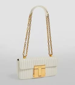 TOM FORD Quilted Leather Shoulder Bag U1003 Shoulder Bags -TOM FORD Shop tom ford quilted leather shoulder bag 16455516 31894376 1000