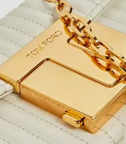 TOM FORD Quilted Leather Shoulder Bag U1003 Shoulder Bags -TOM FORD Shop tom ford quilted leather shoulder bag 16455516 31894426 1000