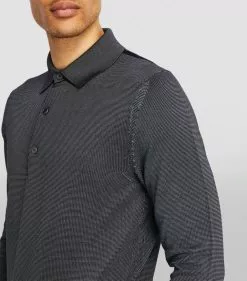 TOM FORD Silk-Cashmere Polo Shirt 402 DK BLU SLD Polo Shirts -TOM FORD Shop tom ford silk cashmere polo shirt 17068357 34138369 1000